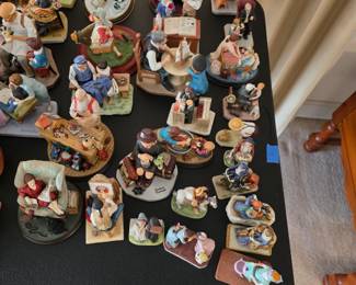 Collection of Norman Rockwell figurines $6 Each