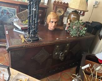 Antique Kuwait dowry chest