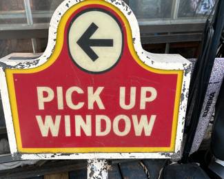 Wendy pickup sign