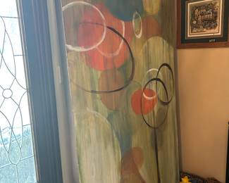 Large tall contemporary art