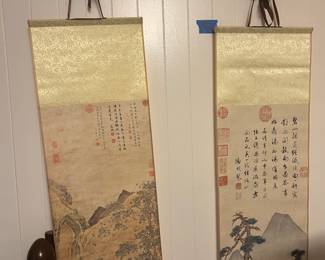 Asian scrolls