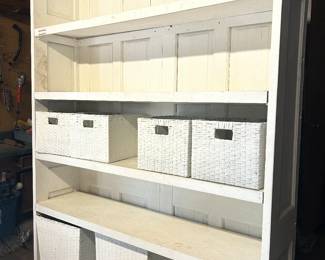 Large white wooden cupboard