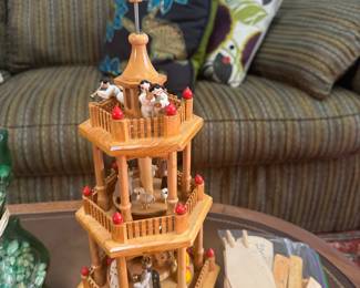 3 tiered german christmas pyramid