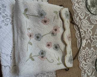 vintage beaded evening bag
