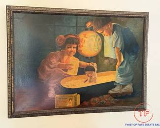 Framed JAP ROSE SOAP Advertisement