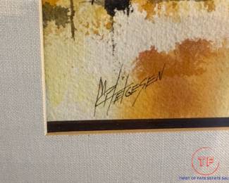 Original Signed Watercolor