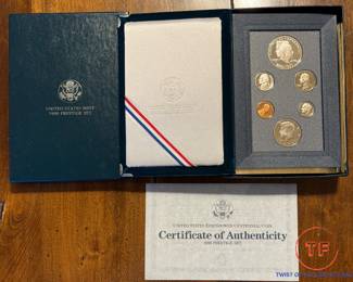 1990 SILVER Eisenhower Prestige Set