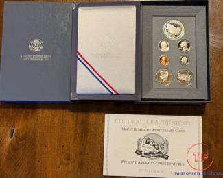 1991 SILVER Mount Rushmore Prestige Set