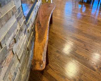 Live Edge Primitive Bench