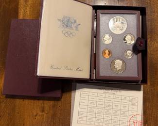 1984 SILVER Olympic Prestige Set