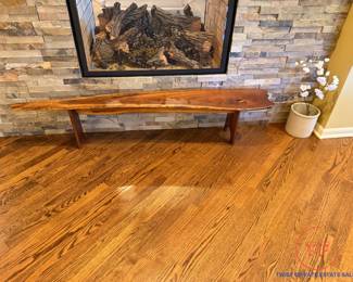 Live Edge Primitive Bench