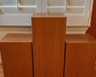 Mid Century Modern Teak Pedestals