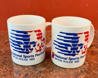 National Sports Festival-Baton Rouge 1985 Mugs