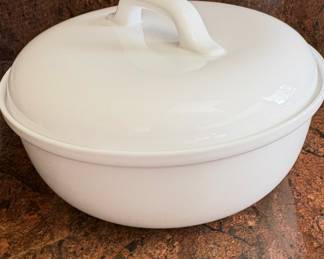Crate and Barrel lided Casserole Dish