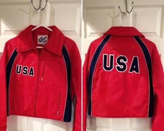 vintage Asics USA Olympics windbreaker jacket