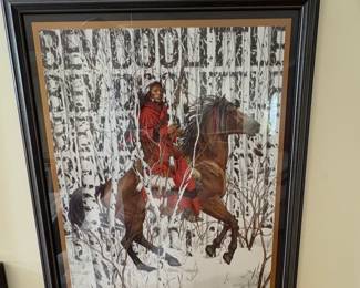 "Look Beyond the Obvious” singed poster Bev Doolittle