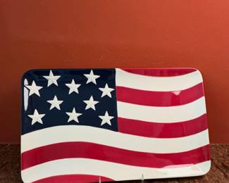 American Flag Platter
