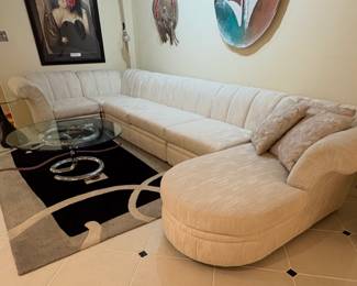 contemporary curved sectional sofa