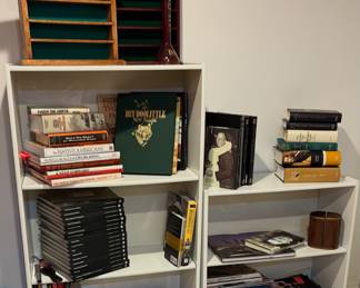 Golf Ball Holders— Shelves and table top books