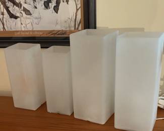 IKEA GRÖNÖ table lamp white frosted glass (4)