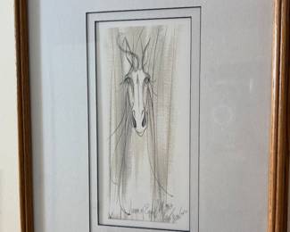Patrica BUCKLEY MOSS "VISIONS OF EQUUS" HORSE PRINT LIMITED EDITION SIGNED 355/1000