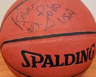 REBECCA LOBO SIGNED BASKETBALL