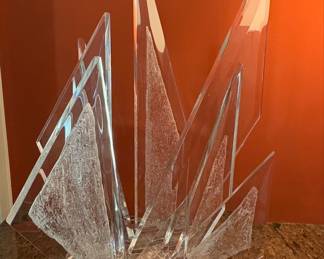 David Muniz Abstract Acrylic Lucite
Sculpture - Signed