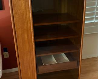 Mid-Century Danish teak stereo cabinet by Denka