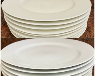 12 inch Cream Porcelain Dinner Plates (8)
12 inch White Porcelain Dinner Plates (10)