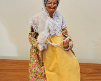 Vintage Handmade Santon Provence Doll -France