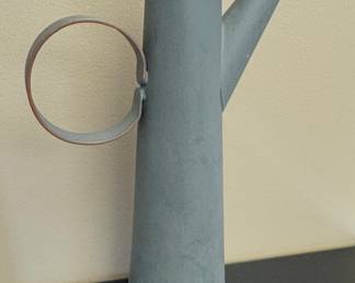 Crate & Barrel Orchard Metal Pitcher Vase.