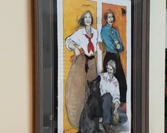 "A Family Tradition" by artist Donna Howell-Sickles. Signed limited edition lithograph