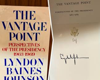Autographed-The Vantage Point- Perspective of the Presidency 1963-1969 (autopen) Excellent Condition