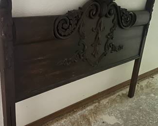 Antique headboard