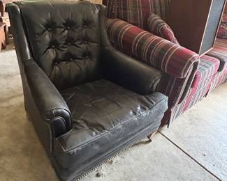 MCM leather chair