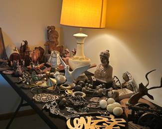 Antique doorknobs and misc
