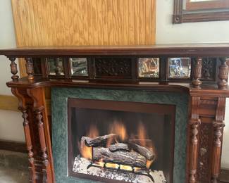 Beautiful fireplace mantel