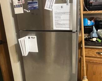 Stainless fridge