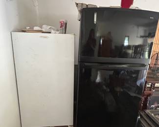 Freezer and fridge