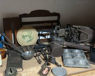 Vintage kitchen items