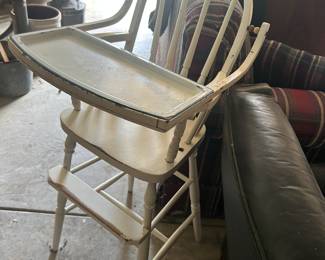 Antique high chair