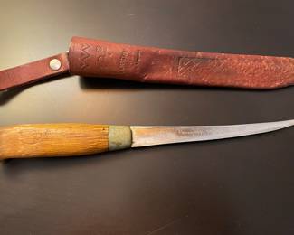 Vintage Made in Finland 
J Marttiini fish fillet knife