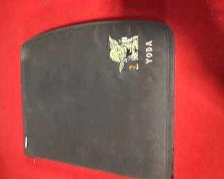 Vintage Star Wars Mead Binder (Yoda) w folders