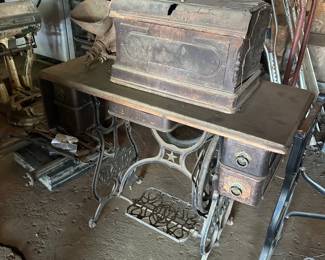 Antique sewing machine
