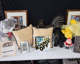 Canon printer, floating lanterns, decor etc
