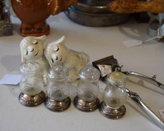 Vintage salt and pepper shakers