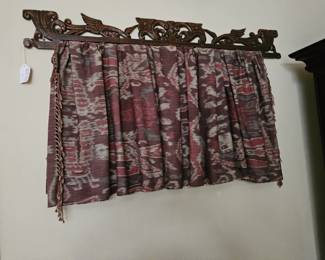Indonesian carved tapestry hanger