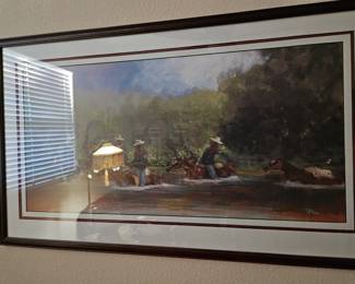 Signed Ted Ellis "Buffalo Soldiers"