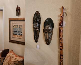 Ghana tribal masks