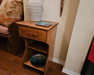 Vintage maple night stand